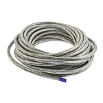 TE Connectivity Expandable Braided Copper Silver Cable Sleeve, 7.5mm Diameter, 100m Length, RayBraid Series