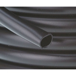 Alpha Wire PVC Black Cable Sleeve, 5.94mm Diameter, 30m Length