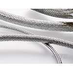 TE Connectivity Braided Copper Cable Sleeve, 10mm Diameter, 10m Length, LWB Series