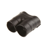 TE Connectivity T Joint Black, Fluid Resistant Elastomer, 6.6mm