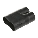 TE Connectivity T Joint Black, Fluid Resistant Elastomer, 26.9mm