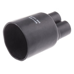 TE Connectivity Multi-Legged Black, Modified Polyolefin Adhesive Lined, 40.64mm