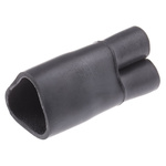 TE Connectivity Multi-Legged Black, Modified Polyolefin Adhesive Lined, 22.86mm