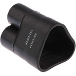 TE Connectivity Multi-Legged Black, Modified Polyolefin Adhesive Lined, 43.18mm
