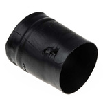 TE Connectivity Straight Black, Fluid Resistant Elastomer, 30mm