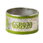 ABB Copper Alloy Green Cable Sleeve, 25.4mm Diameter, 11.2mm Length, GSB920 Series