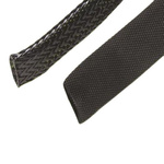 Alpha Wire Expandable Braided PET Black Cable Sleeve, 1in Diameter, 100ft Length, GRP-120NF34 Series