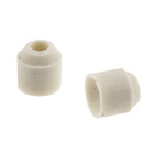 White Ceramic Bead 1.5mm Bore Size +1200°C