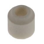 White Ceramic Bead 2.5mm Bore Size +1200°C