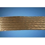 Alpha Wire Expandable Braided Tinned Copper Silver Cable Sleeve, 19.05mm Diameter, 30m Length