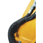 HellermannTyton Braided Polyamide Black Cable Sleeve, 25mm Diameter, 50m Length, Helagaine HEGWS Series