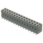 Amphenol FCI Female PCBEdge Connector, SMT Mount, 30 Way, 2 Row, 2.54mm Pitch, 2 (Load) A, 3 A