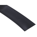 RS PRO Heat Shrink Tubing, Black 25.4mm Sleeve Dia. x 3m Length 2:1 Ratio