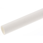 RS PRO Heat Shrink Tubing, White 6.4mm Sleeve Dia. x 1.2m Length 2:1 Ratio
