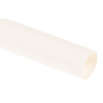 RS PRO Heat Shrink Tubing, White 9.5mm Sleeve Dia. x 1.2m Length 2:1 Ratio
