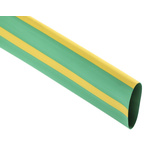 RS PRO Heat Shrink Tubing, Green 25.4mm Sleeve Dia. x 1.2m Length 2:1 Ratio