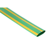 RS PRO Heat Shrink Tubing, Green 19.1mm Sleeve Dia. x 1.2m Length 2:1 Ratio