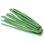 RS PRO Heat Shrink Tubing, Green/Yellow 9.5mm Sleeve Dia. x 1.2m Length 2:1 Ratio