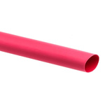 RS PRO Heat Shrink Tubing, Red 12.7mm Sleeve Dia. x 1.2m Length 2:1 Ratio