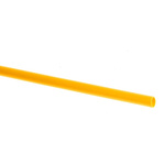 RS PRO Heat Shrink Tubing, Yellow 1.6mm Sleeve Dia. x 1.2m Length 2:1 Ratio