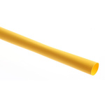 RS PRO Heat Shrink Tubing, Yellow 9.5mm Sleeve Dia. x 1.2m Length 2:1 Ratio