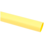 RS PRO Heat Shrink Tubing, Yellow 12.7mm Sleeve Dia. x 1.2m Length 2:1 Ratio