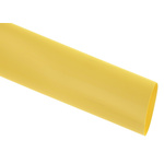 RS PRO Heat Shrink Tubing, Yellow 25.4mm Sleeve Dia. x 1.2m Length 2:1 Ratio
