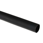 RS PRO Adhesive Lined Halogen Free Heat Shrink Tubing, Black 12.7mm Sleeve Dia. x 1.2m Length 3:1 Ratio