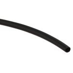 RS PRO Heat Shrink Tubing, Black 1.6mm Sleeve Dia. x 25m Length 2:1 Ratio