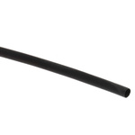 RS PRO Heat Shrink Tubing, Black 3.2mm Sleeve Dia. x 20m Length 2:1 Ratio