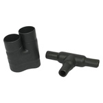 TE Connectivity T Joint Black, Elastomer, 13.2mm