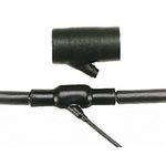 TE Connectivity 45° Side Breakout Black, Elastomer, 26.9mm