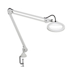 Luxo LFM LED Magnifying Lamp with Table Clamp Mount, 5dioptre, 127mm Lens Dia., 127mm Lens