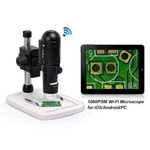 RS PRO Wi-Fi  Digital Microscope, 3M, 5M, 8M, 12M pixels, 10 - 230 Magnification