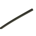 RS PRO Halogen Free Heat Shrink Tubing, Black 3.2mm Sleeve Dia. x 1.2m Length 2:1 Ratio