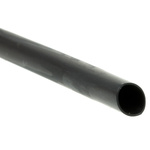 RS PRO Halogen Free Heat Shrink Tubing, Black 6.4mm Sleeve Dia. x 1.2m Length 2:1 Ratio