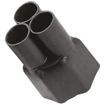 TE Connectivity Multi-Legged Black, Modified Polyolefin Adhesive Lined, 60.96mm
