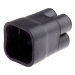 TE Connectivity Multi-Legged Black, Modified Polyolefin Adhesive Lined, 44.45mm