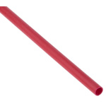 RS PRO Halogen Free Heat Shrink Tubing, Red 3.2mm Sleeve Dia. x 1.2m Length 2:1 Ratio