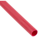 RS PRO Halogen Free Heat Shrink Tubing, Red 6.4mm Sleeve Dia. x 1.2m Length 2:1 Ratio
