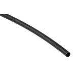 RS PRO Halogen Free Heat Shrink Tubing, Black 3.2mm Sleeve Dia. x 300mm Length 2:1 Ratio