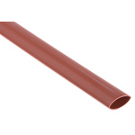 RS PRO Halogen Free Heat Shrink Tubing, Brown 9.5mm Sleeve Dia. x 1.2m Length 2:1 Ratio