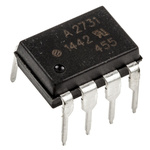 Broadcom, HCPL-2731-000E DC Input Darlington Output Dual Optocoupler, Through Hole, 8-Pin PDIP