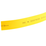 RS PRO Heat Shrink Tubing, Yellow 9mm Sleeve Dia. x 5m Length 3:1 Ratio