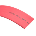 RS PRO Heat Shrink Tubing, Red 18mm Sleeve Dia. x 3m Length 3:1 Ratio