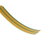 RS PRO Heat Shrink Tubing, Green, Yellow 12mm Sleeve Dia. x 4m Length 3:1 Ratio