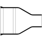 TE Connectivity Straight, LFH Polyolefin Adhesive Lined, 25mm