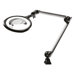 Waldmann RLLQ 48/2 R LED Magnifying Lamp with Table Clamp Mount, 3.5dioptre, 160mm Lens Dia., 160mm Lens