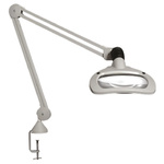 Luxo Wave LED Magnifying Lamp with Table Clamp Mount, 3.5dioptre, 175 x 108mm Lens