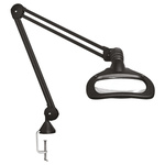 Luxo Wave ESD LED Magnifying Lamp with Table Clamp Mount, 3.5dioptre, 175 x 108mm Lens